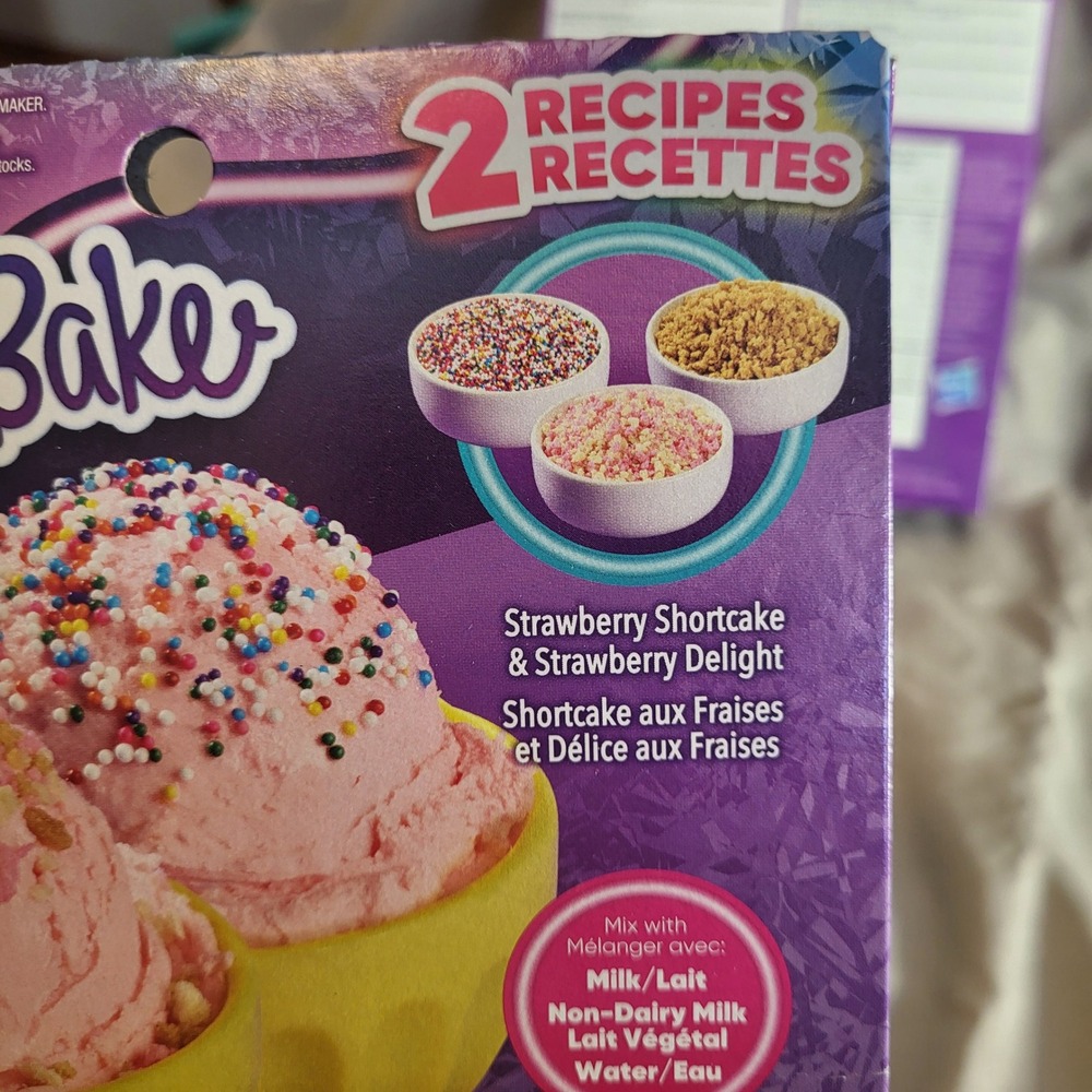 Easy-Bake Freezy Bake Strawberry Ice Cream Refill Mix 2 Recipes 2 Boxes 3.2oz - Picture 4 of 4